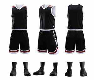 Bsci Summer Basketball Kits personnalisés imprimés par sublimation Commande en gros Ensemble complet de vêtements de sport personnalisés pour les équipes et les clubs - Product Image 4
