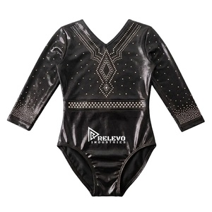 ชุดลีโอตาร์ดหนัง PU เงาสูงสำหรับยิมนาสติก ชุดฝึกซ้อมสำหรับการแข่งขัน ประดับด้วยคริสตัล เหมาะสำหรับการแสดงเต้นรำ สำหรับเด็กหญิงและผู้หญิง สำหรับการสั่งซื้อจำนวนมาก - Product Image 4