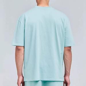 Camiseta de manga corta con serigrafía de algodón 100% para hombre, camiseta personalizada informal lisa en blanco de alta calidad - Product Image 2