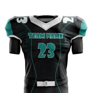 เสื้อทีมฟุตบอลอเมริกันแขนสั้นระบายอากาศได้ดีปรับแต่งได้ชุดทีมพลัสไซส์ - Product Image 6