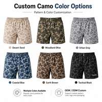 Vintage Custom Herren Bottomland Camo Sportliche Angelshorts Schnelltrocknende Atmungsaktive Angelbekleidung Leistungsstarke Kleidung