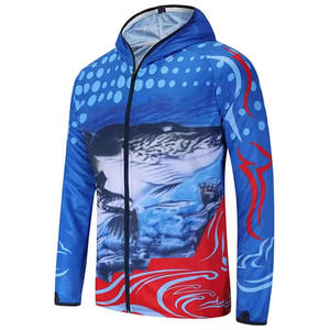 Sudadera con Capucha de Pesca Unisex Sublimada Personalizada de Última Tendencia, Manga Larga, Protección Solar, Impermeable, UPF 50, Material de Spandex/Algodón - Product Image 3