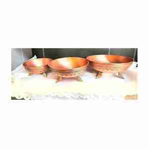 Venta caliente con precio razonable Juego de cuencos de cobre Hecho EN LA India Juego de ollas y sartenes de cobre con tazón de cobre de alta calidad - Product Image 5