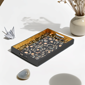 Bandeja Rústica de Lacado Vietnamita, Artesanía Vietnamita Ecológica, Elegante Bandeja de Lacado para Servir en Restaurantes y Bares, Hecha a Mano - Product Image 6