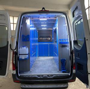 ชั้นวางของแบบโมดูลาร์สำหรับรถตู้ ระบบตู้เก็บของภายในรถยนต์ อุปกรณ์เสริมสำหรับยานพาหนะ ชั้นวางของรถตู้ ชุดซ้ายและขวา - Product Image 2