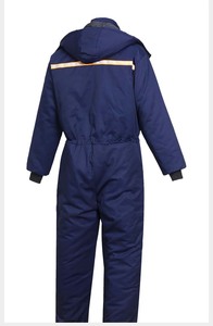 Combinaison de travail isolante pour entrepôt frigorifique, rembourrée en coton, polyester, bandes réfléchissantes de sécurité - Product Image 2