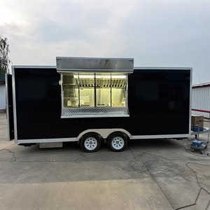 Camion de restauration mobile robuste, entièrement équipé, avec brûleurs à gaz, friteuses électriques, réfrigération et alimentation en eau. Meilleur prix. - Product Image 3