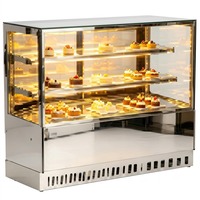 Vitrine réfrigérée de comptoir pour gâteaux, présentoir de pâtisserie en verre pour boulangerie