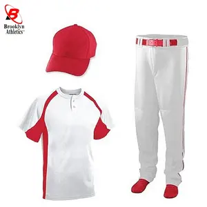 ชุดเครื่องแบบเบสบอลสำหรับเยาวชนระบายอากาศได้ดีมีไซส์ใหญ่พิเศษออกแบบได้ตามต้องการ - Product Image 1