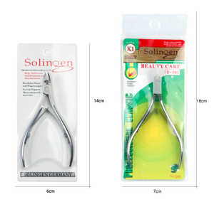Coupe-ongles Pinces à cuticules Ciseaux professionnels pour ongles incarnés Enlèvement de la peau morte Coupe-ongles en acier inoxydable Outil de pédicure - Product Image 6