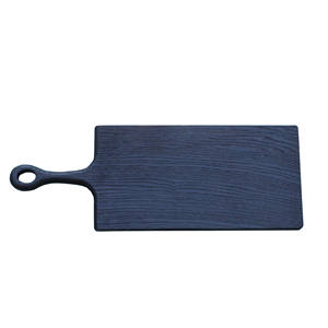 Tabla de Cortar de Madera Negra Personalizada al por Mayor, Tabla de Cortar Gruesa y Sostenible de Fresno/Roble, Utensilios de Cocina de Grado Comercial, Tabla para Servir - Product Image 3