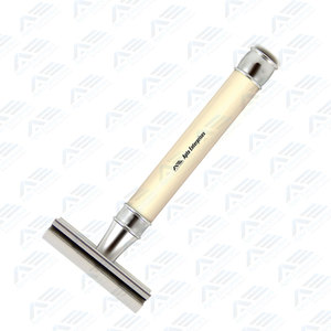 <b>Brass</b> Shave Razor With Wood Handle Replaceable Blade Face Underarm Use Beauty <b>Instruments</b> Beauty Personal Care Products - Product Image 6