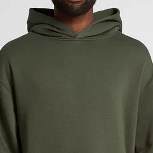 Personnalisable Épaule Goutte Coton Éponge Française Sweat À Capuche Zip Up Terry Hoodies Polaire Basics Coton Hommes Hoodies - Product Image 4