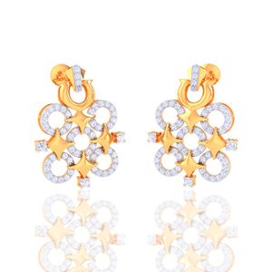 Ishi Diamonds Superbe paire de boucles d'oreilles en or 18 carats 0.57 diamants cultivés en laboratoire - Product Image 1