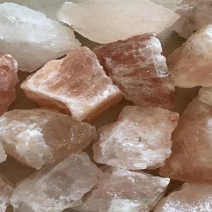 Lámparas de sal rosa del Himalaya Ecológicas Forma natural cruda Tamaño grande - Product Image 4