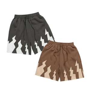 Prix de gros de haute qualité Logo personnalisé Plus Size 100% coton Shorts séchage rapide décontracté respirant taille élastique solide Shorts - Product Image 6