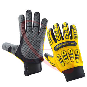 Gants de mécanicien antidérapants anti-chocs de haute qualité Gants en cuir du Pakistan pour un usage quotidien - Product Image 1