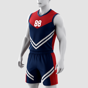Ensemble de maillots de basket-ball pour hommes adultes conçus sur mesure sublimés de haute qualité Logo imprimé par sublimation respirante basket-ball uni - Product Image 5