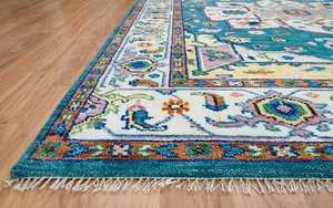 พรมอินเดียลายนามธรรมสำหรับห้องนอนห้องนั่งเล่นสำนักงาน-ช้อปปิ้งออนไลน์พรมสำหรับพื้นที่ที่มีคุณภาพสูง - Product Image 6