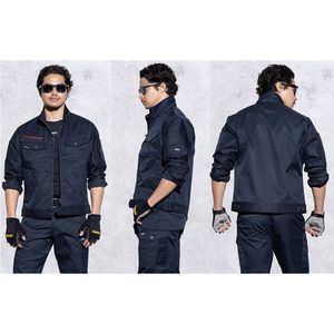 Veste de travail Burtle 7041, légère, durable, design élégant, tissu respirant, uniforme professionnel, fermeture éclair, coupe-vent, séchage rapide - Product Image 6