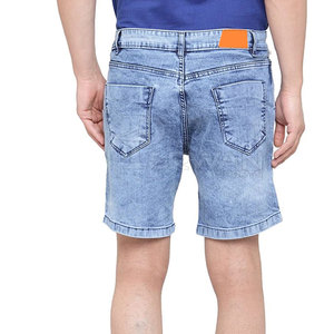 Pantalones Cortos de Mezclilla Personalizados de Color, 100% Algodón, Transpirables, de Secado Rápido, Estilo Urbano para Hombre, Hechos en Pakistán - Product Image 4