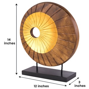 Objet de table ronde tendance Design élégant de haute qualité parfait pour la décoration intérieure contemporaine ou le style de bureau - Product Image 2