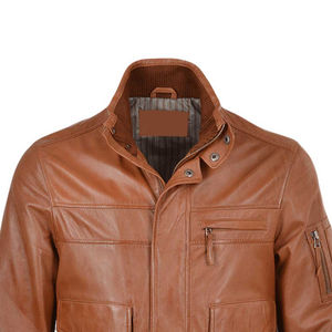 Chaqueta Acolchada Nueva de Cuero 100% Genuino para Hombre, Diseño Único, Superventas, Chaqueta de Alta Calidad para Hombre - Product Image 4