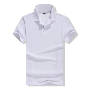 Men's 100% Cotton Anti-Wrinkle Quick Dry Breathable Solid Knitted Short Sleeve Casual for Shirts - Product Image 4