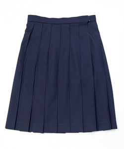 Meilleures ventes Qualité exceptionnelle Jupe de sport C8-Navy respirante anti-plis tissée style japonais longueur genou 16 plis avec fermeture éclair - Product Image 3