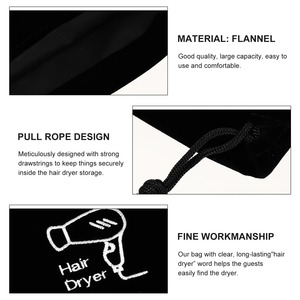 กระเป๋าหูรูดทำจากผ้าฝ้ายออร์แกนิกรีไซเคิลขนาดเล็กสีดำโลโก้ที่กำหนดเองได้เป็นมิตรต่อสิ่งแวดล้อมสำหรับใช้ในการช็อปปิ้ง - Product Image 4