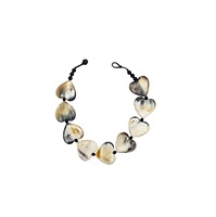 Collier en corne de buffle tendance, bijoux fantaisie, collier en corne pour filles, usage mariage, artisanat indien, collier en corne