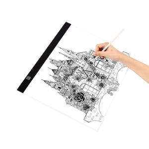 Tablette lumineuse LED rectangulaire A3 ultra-fine pour traçage, protection oculaire, intensité réglable en continu, pour dessin et art électronique - Product Image 1