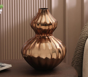 Artistic Metal <b>Vases</b> <b>Unique</b> Designs for Modern Spaces Sculptural Metal <b>Vases</b> a Fusion 0f Style and Elegance - Product Image 3