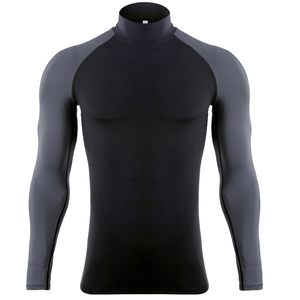 Logotipo personalizado Rash Guard Hombres Rash Guard Gimnasio Surf Buceo Rashguard Camisas de compresión MMA Rash Vest - Product Image 5