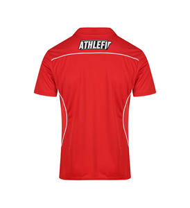 Athlefit Polo de sport pour homme respirant et confortable Uniformes d'équipe et tenue décontractée au quotidien passepoil contrasté Jacquard tricoté - Product Image 4