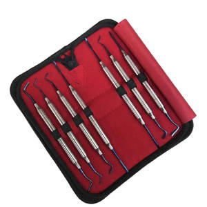 ชุดเครื่องมือทันตกรรมรากฟันแบบมืออาชีพที่มีคุณภาพ7 A + ด้ามจับกลวงที่มีคุณภาพสีที่กำหนดเอง - Product Image 5