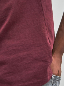 T-shirt uni en coton lourd de la meilleure qualité pour hommes T-shirt blanc pour hommes T-shirt unisexe Slim Fit de qualité supérieure - Product Image 4