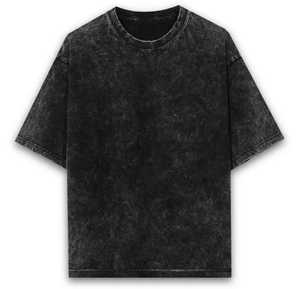 เสื้อยืดผ้าฝ้าย100% โอเวอร์ไซส์ใส่ได้ทั้งชายและหญิงผ้าถักลายแบบเรียบๆซักได้ตามต้องการ - Product Image 1