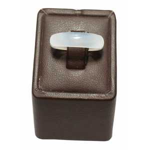 White Agate Natural <b>Stone</b> Ring - Product Image 1