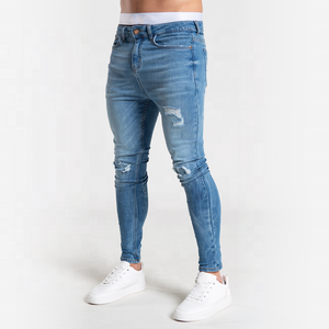 Vintage personnalisé décontracté lavage enzymatique hommes Denim pantalon bleu jean hommes taille haute jean droit pour unisexe 2026 - Product Image 1