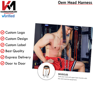 Neck <b>Weight</b> <b>Lifting</b> Harness Strengthening Exercises Adjustable Neck Exerciser and Trainer for Home Gym Durable Portable - Product Image 6