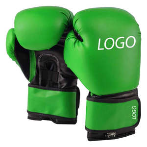 Gants de boxe en cuir véritable légers de haute qualité avec logo personnalisé, respirants, évacuant l'humidité, fermeture à boucle et crochet, multicolores - Product Image 6