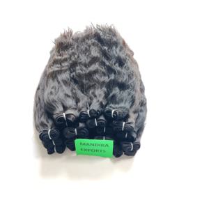 Extensiones de cabello natural negro de la mejor calidad 100%, sin procesamiento químico, cabello humano de Color negro recto de templo vietnamita - Product Image 5