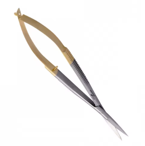 Tijeras de resorte fáciles de usar para espacios reducidos para hacer cortes en atado de peces y moscas Tipo DE BELLEZA DE ACERO INOXIDABLE duradero - Product Image 1