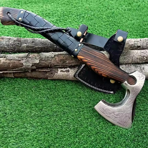 Top High Quality New Design 2025 Made Carbon Steel Viking <b>axe</b> for Sale Customized Outdoor Carbon Steel Ragnar Viking <b>axe</b> <b>Camping</b> - Product Image 1