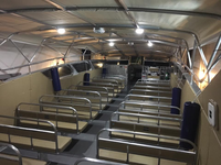 Yacht de croisière en aluminium personnalisé UBI 1030 pour 30 passagers, transport en taxi fluvial, 10 m, fabrication soudée, 500 CV, essence