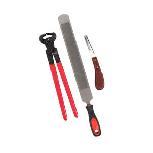 Kit de toilettage d'outils de maréchal-ferrant 9 pièces Kit d'outils de maréchal-ferrant vétérinaire - Product Image 4