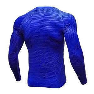 Dernier design Rash Guard MMA personnalisé par sublimation, manches longues pour hommes et femmes, Spandex Nylon, respirant, UPF50+, 2025 - Product Image 4