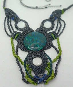 Gargantilla de color verde y pistacho para mujer, cordón ajustable, disponible en varios colores - Product Image 2