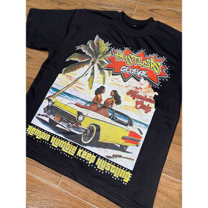 Colección de verano, camiseta de manga corta de tela de punto transpirable para hombre, Camiseta 100% de algodón estilo Hip Hop para hombre - Product Image 5